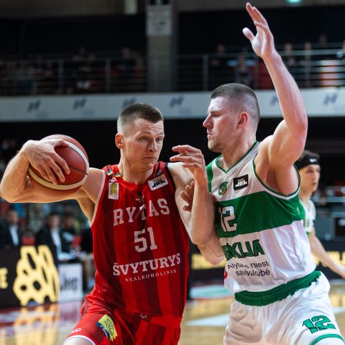 LKL ketvirtfinalis: Vilniaus „Rytas“ – Alytaus „Dzūkija“ 87:59  © Ž.Gedvilos/BNS nuotr.