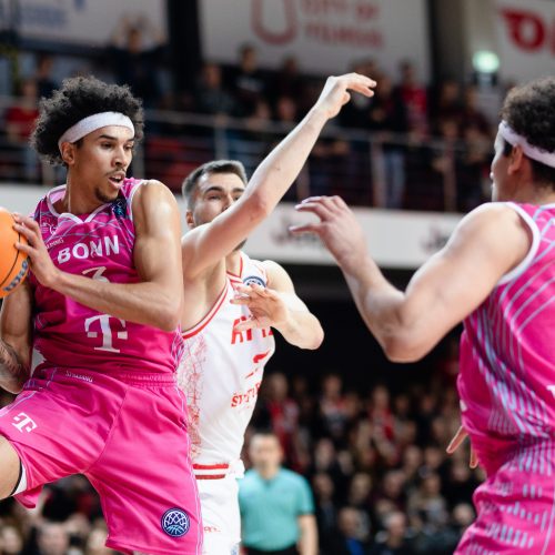 FIBA Čempionų lyga: Vilniaus „Rytas“ – Bonos „Telekom Baskets“ 79:86  © L.Balandžio / BNS nuotr.