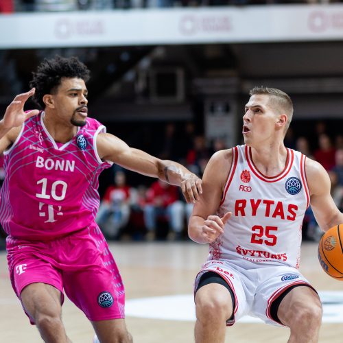 FIBA Čempionų lyga: Vilniaus „Rytas“ – Bonos „Telekom Baskets“ 79:86  © L.Balandžio / BNS nuotr.