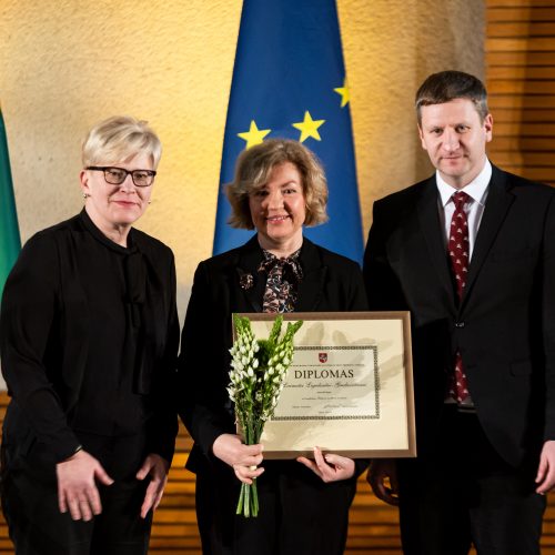 Vyriausybės kultūros ir meno premijų laureatų apdovanojimų ceremonija  © Ž.Gedvilos/BNS nuotr.