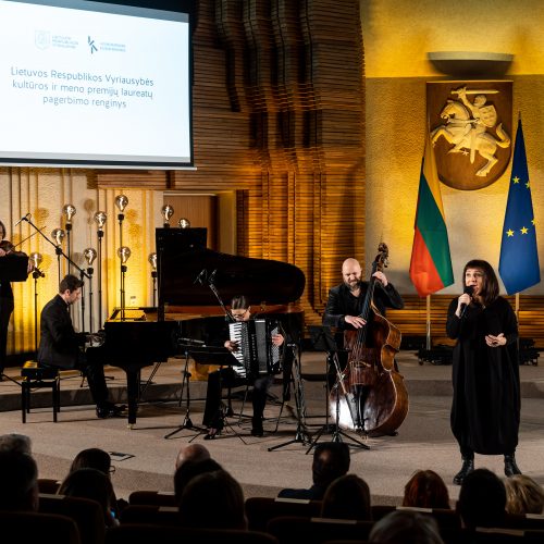 Vyriausybės kultūros ir meno premijų laureatų apdovanojimų ceremonija  © Ž.Gedvilos/BNS nuotr.