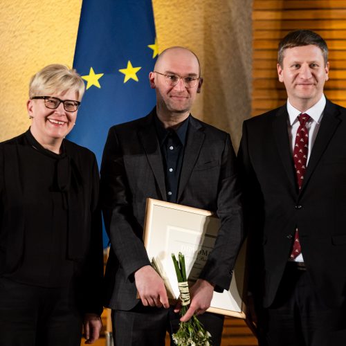 Vyriausybės kultūros ir meno premijų laureatų apdovanojimų ceremonija  © Ž.Gedvilos/BNS nuotr.