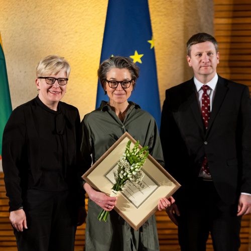 Vyriausybės kultūros ir meno premijų laureatų apdovanojimų ceremonija  © Ž.Gedvilos/BNS nuotr.