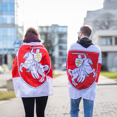 Baltarusijos nepriklausomybės dienos minėjimas Vilniuje  © L.Balandžio / BNS nuotr.