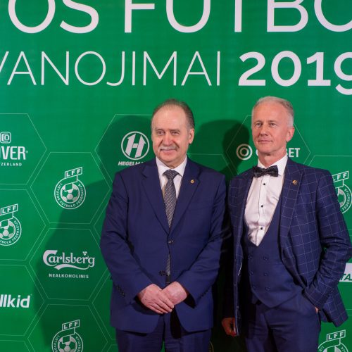 Lietuvos futbolo geriausiųjų apdovanojimų ceremonija  © Butauto Barausko nuotr.