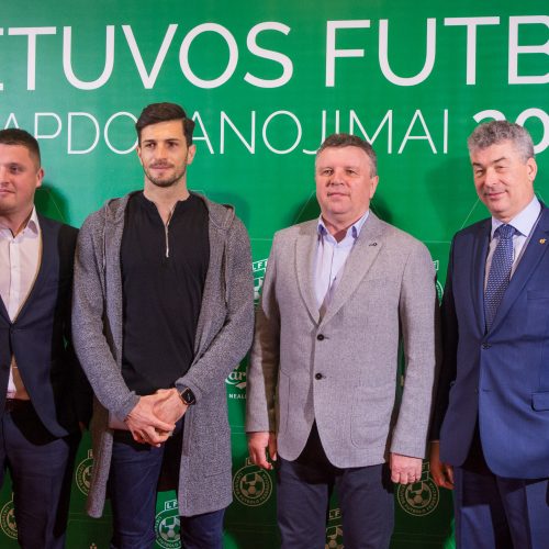 Lietuvos futbolo geriausiųjų apdovanojimų ceremonija  © Butauto Barausko nuotr.