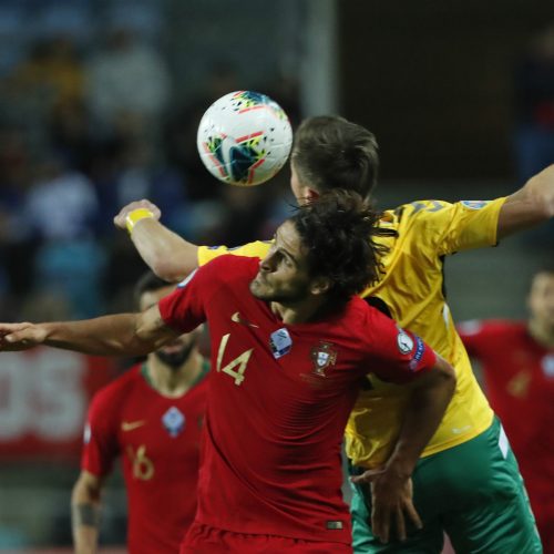 Europos futbolo čempionato atranka: Portugalija – Lietuva 6:0  © Scanpix nuotr.