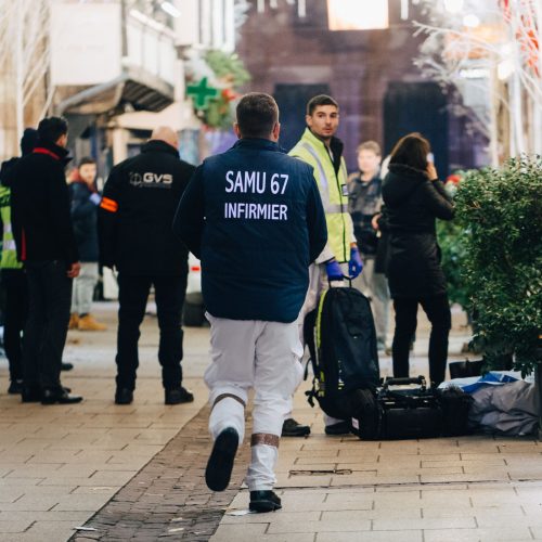 Kruvinas išpuolis Strasbūre  © Scanpix nuotr.