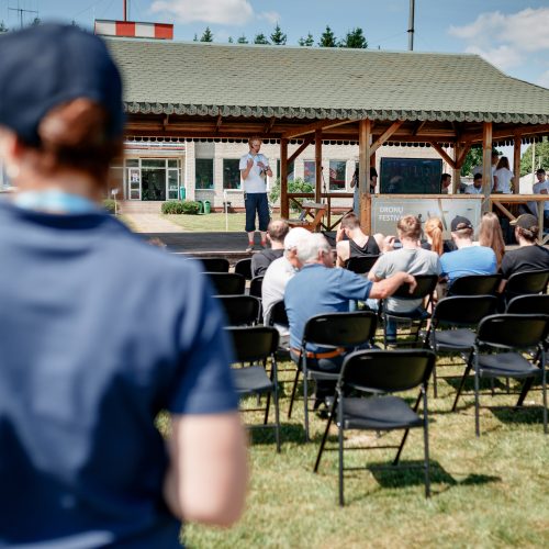 Pirmasis dronų festivalis  © VGTU nuotr.