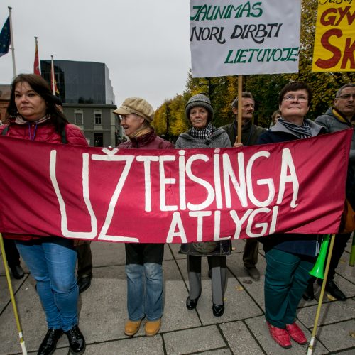 Mitingas prieš skurdą  © Akvilės Snarskienės nuotr.