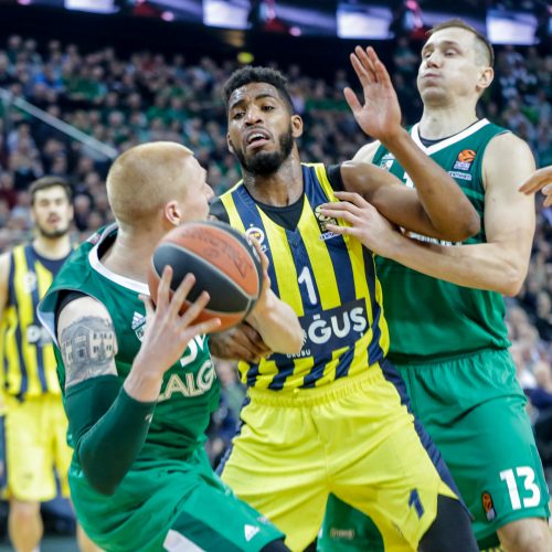 Kauno „Žalgiris“ - Stambulo „Fenerbahce“  © Vilmanto Raupelio nuotr.