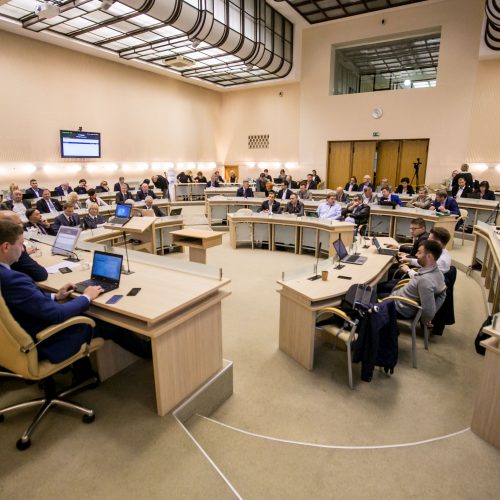 2017 m. rugsėjo tarybos posėdis  © Vilmanto Raupelio nuotr.