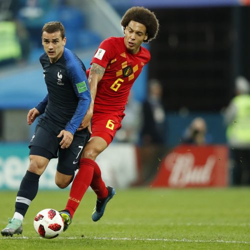 Pasaulio futbolo čempionato pusfinalis: Prancūzija - Belgija 1:0  © Scanpix nuotr.