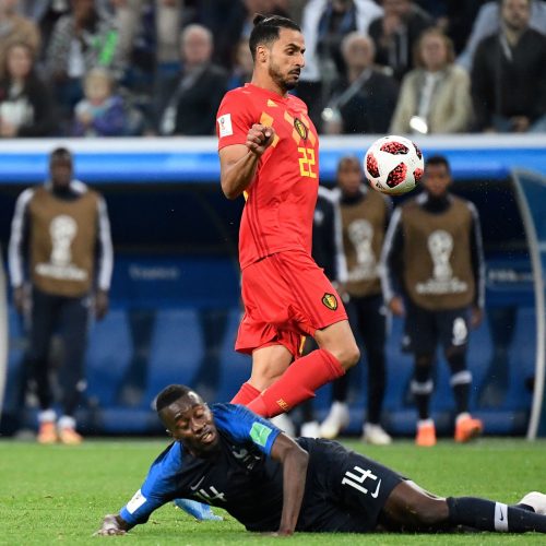 Pasaulio futbolo čempionato pusfinalis: Prancūzija - Belgija 1:0  © Scanpix nuotr.