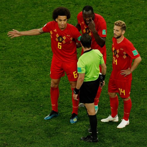 Pasaulio futbolo čempionato pusfinalis: Prancūzija - Belgija 1:0  © Scanpix nuotr.