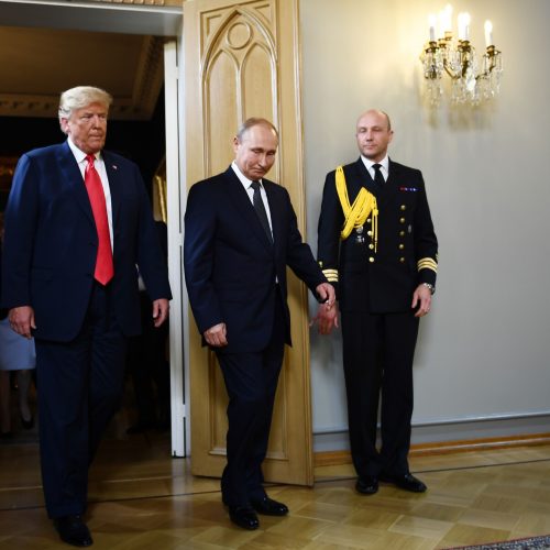 D. Trumpo ir V. Putino derybos Helsinkyje  © Scanpix, EPA-ELTOS nuotr.