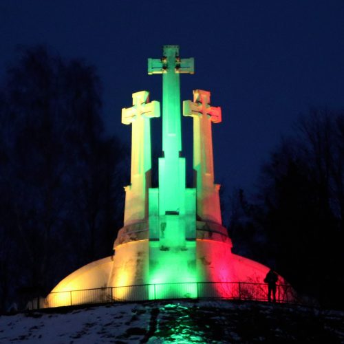 Vilnius pasipuošė Lietuvos šimtmečiui  © S.Žiūros,  Scanpix nuotr.