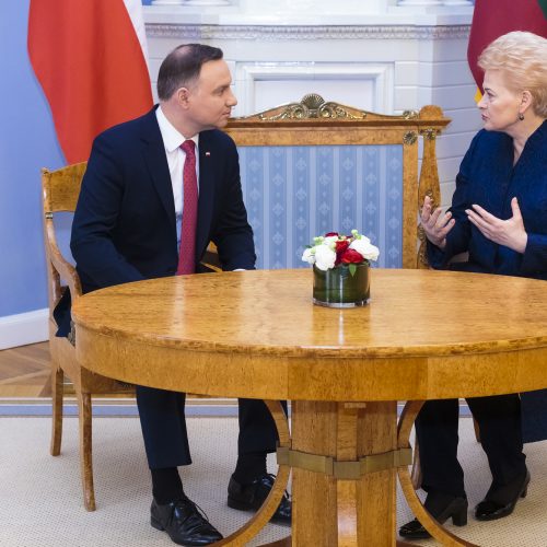 Lietuvos ir Lenkijos prezidentų susitikimas  © Gedimino Bartuškos/ELTOS nuotr.