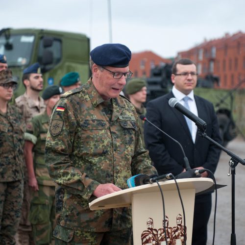 NATO ryšių pratybos Kaune  © Akvilės Snarskienės nuotr.