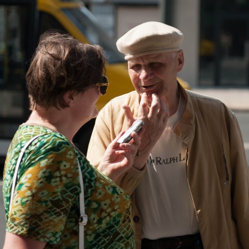 Vištų gynėjų protestas Kaune  © Akvilės Snarskienės nuotr.