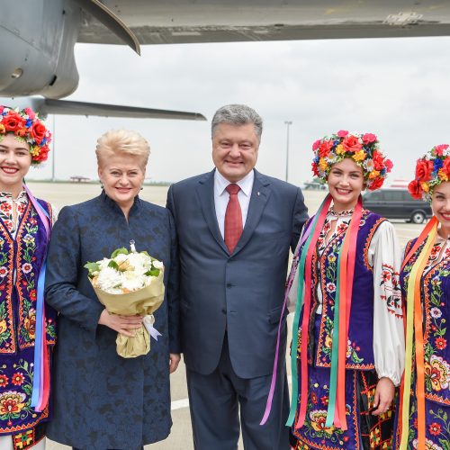 D. Grybauskaitės vizitas Ukrainoje  © R. Dačkaus/ Prezidentūros nuotr.