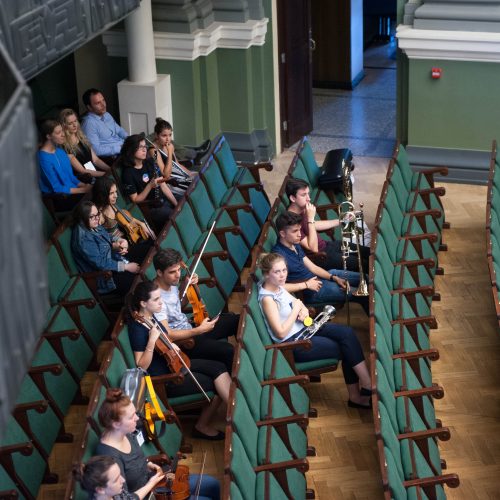 Pažaislio festivalyje-ES jaunimo orkestras  © Akvilės Snarskienės nuotr.