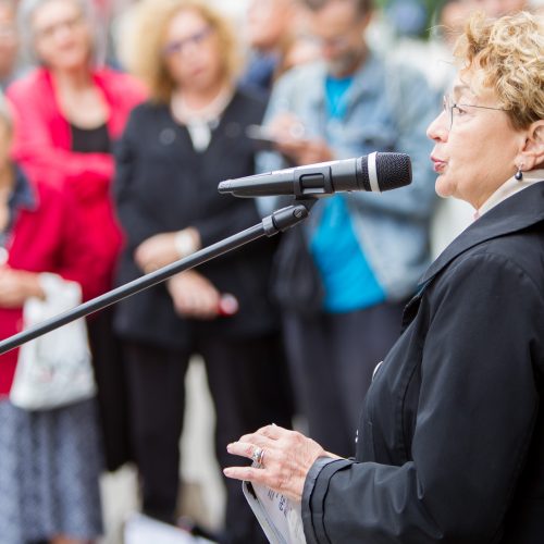 Atminimo lentelė talentingam paaugliui  © K. Kavolėlio/ BFL nuotr.