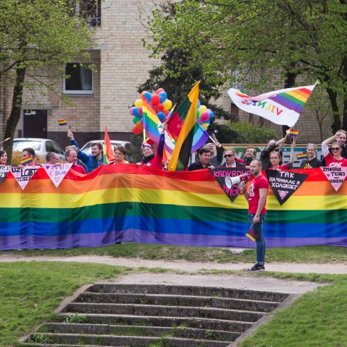 Gėjų lygos protestas  © K. Vanago/BFL nuotr.