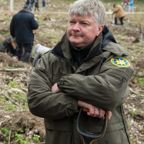 Ąžuolų giraitės „Izraelita” sodinimas  © V. Skaraičio/ BFL nuotr.