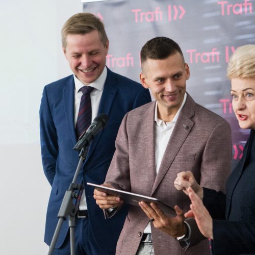Transporto platformos „Trafi“ pristatymas  © V. Skaraičio / BFL nuotr.