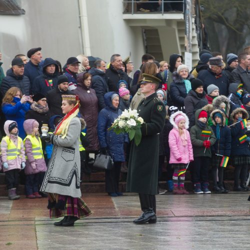 Iškilminga kariuomenės dienos rikiuotė Vilniuje  © V. Skaraičio / BFL nuotr.