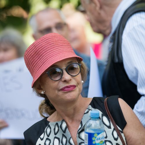 Žydai surengė protesto akciją  © V. Skaraičio / BFL nuotr.