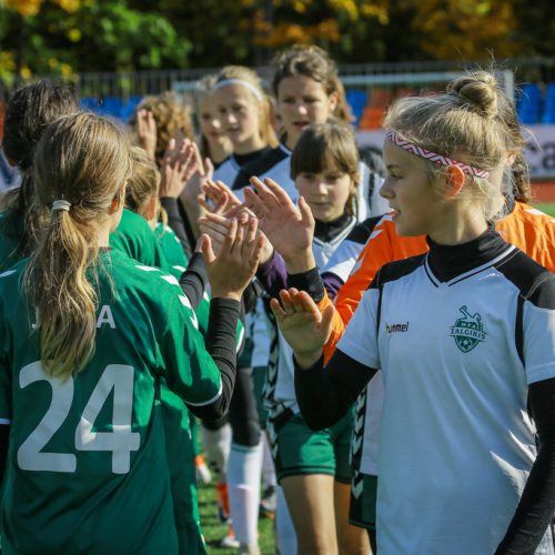 LMFA Lietuvos mergaičių futbolo čempionato 2006 m. gimusių mergaičių finalinis etapas  © Vytauto Petriko nuotr.