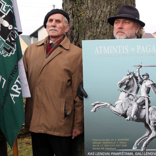 Memorialo žuvusiems karininkams atidengimas  © Evaldo Šemioto nuotr.