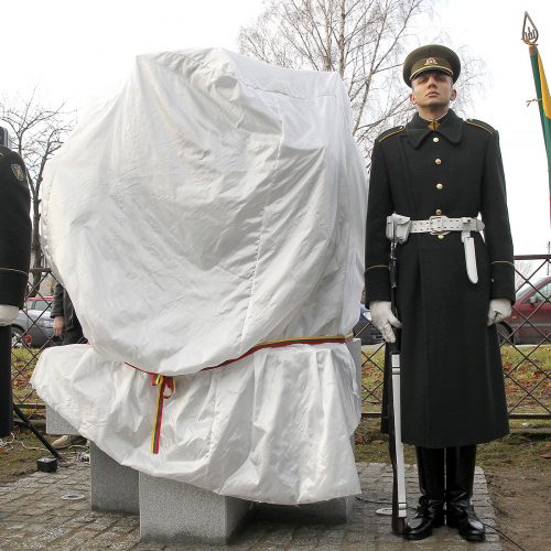 Memorialo žuvusiems karininkams atidengimas  © Evaldo Šemioto nuotr.