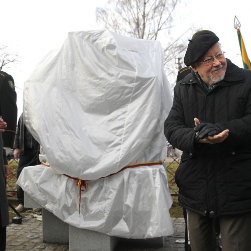 Memorialo žuvusiems karininkams atidengimas  © Evaldo Šemioto nuotr.