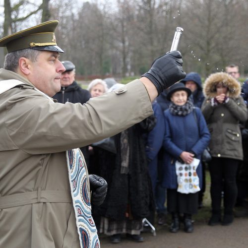 Memorialo žuvusiems karininkams atidengimas  © Evaldo Šemioto nuotr.