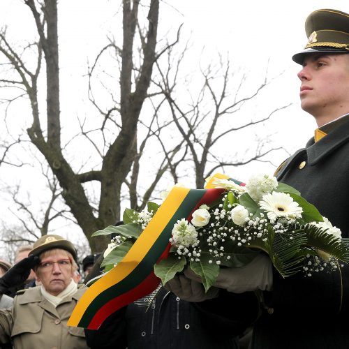 Memorialo žuvusiems karininkams atidengimas  © Evaldo Šemioto nuotr.