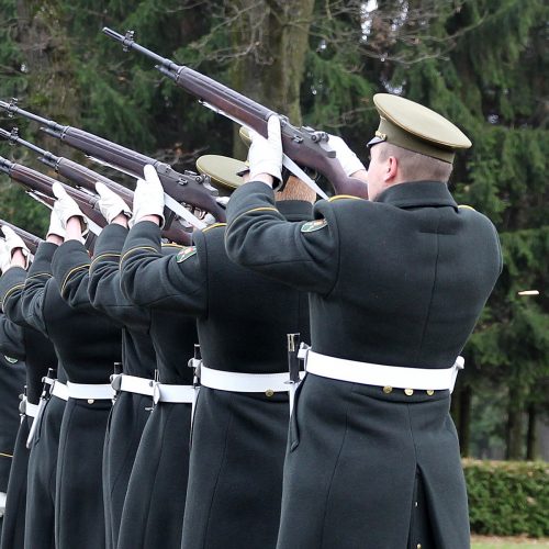 Memorialo žuvusiems karininkams atidengimas  © Evaldo Šemioto nuotr.