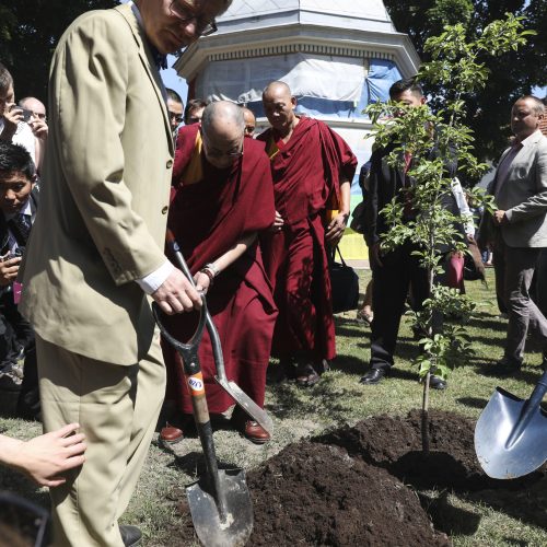 Dalai Lamos vizitas Vilniuje  © V. Skaraičio / BFL, M. Morkevičiaus / ELTOS nuotr.