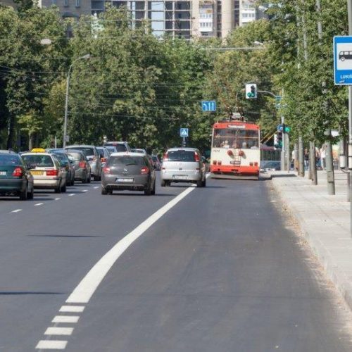 Vilniaus vairuotojai džiaugiasi naujomis gatvėmis