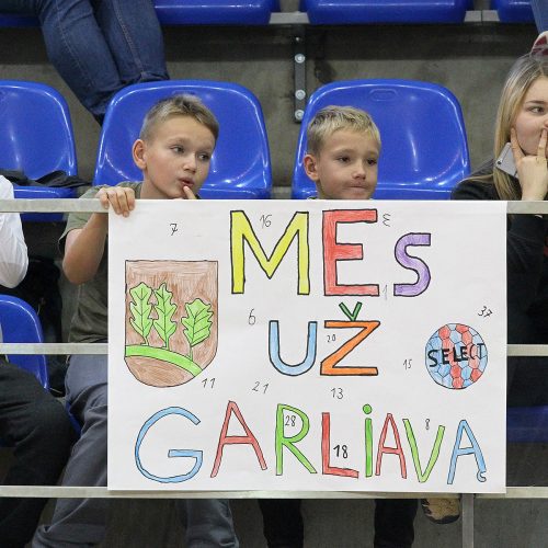 Rankinio supertaurė: „Garliava“ –„Žalgiris“ 31:32  © Evaldo Šemioto nuotr.