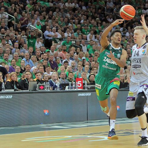 LKL finalas: „Žalgiris“ – „Lietuvos rytas“ 90:80  © Evaldo Šemioto ir Eitvydo Kinaičio nuotr.