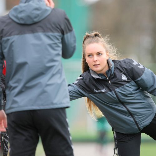 Moterų A lyga: „Kauno Žalgiris“ – Lietuva U17 7:1  © Evaldo Šemioto nuotr.