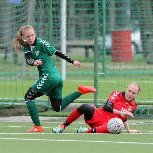 Moterų A lyga: „Kauno Žalgiris“ – Lietuva U17 7:1  © Evaldo Šemioto nuotr.