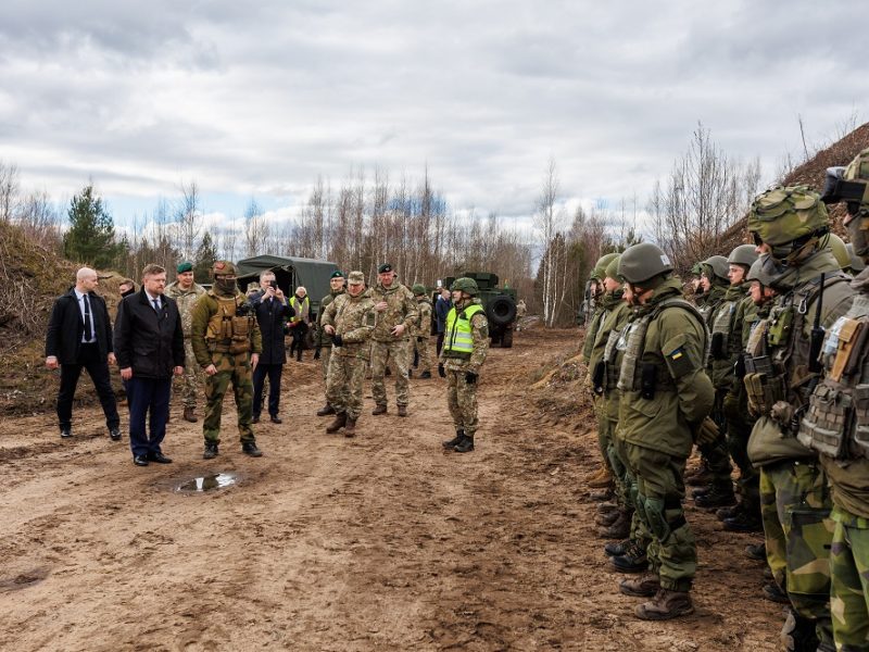 Islandijos ir Lietuvos kariuomenės vadų vizitas Rukloje 