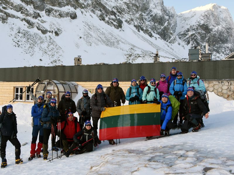 Pirmasis kartas: lietuviai įveikė slovakų mestą kalnų iššūkį