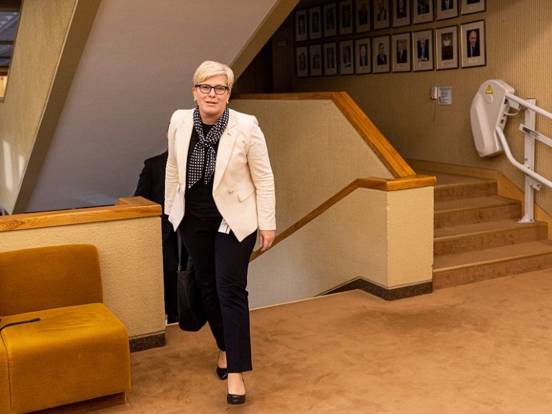 Apklausa: pusė lietuvių – už premjerės pasitraukimą iš pareigų prieš prezidento rinkimus