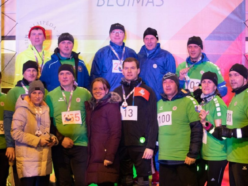 Klaipėdos apskrities pareigūnai dalyvavo Laisvės gynėjų dienai skirtame bėgime