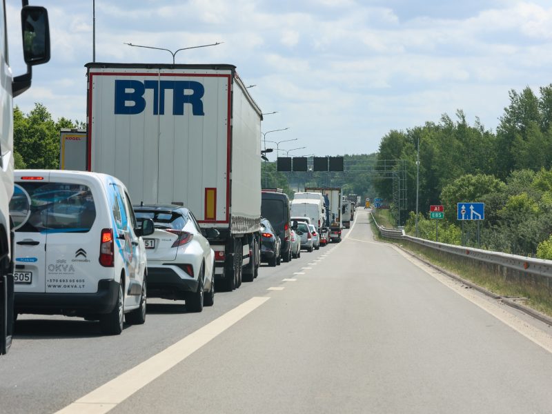 Spūstys važiuojant iš Kauno į Vilnių